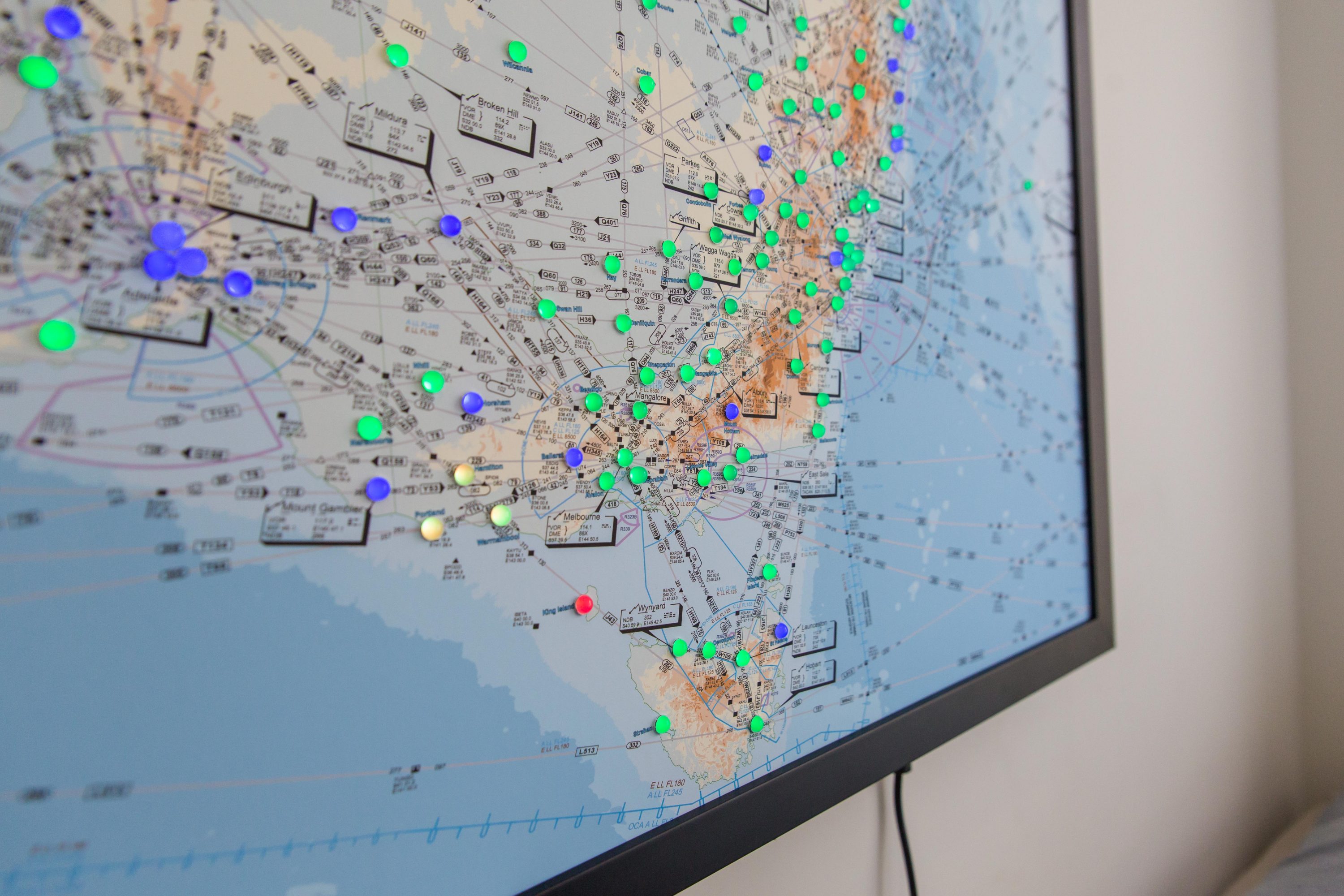 East Coast Australia - METAR Map - 71 x 99cm - Image 2