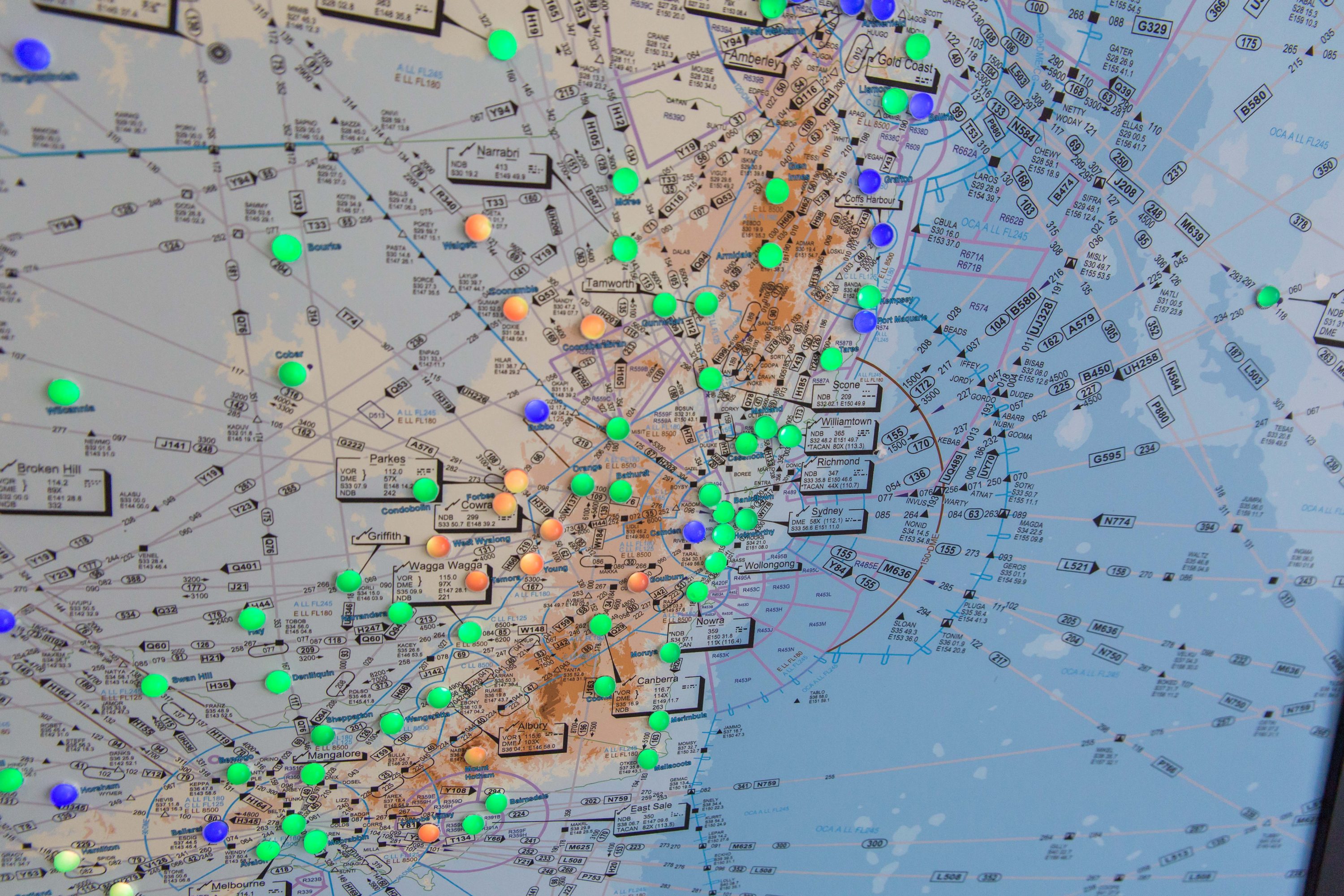 East Coast Australia - METAR Map - 71 x 99cm - Image 3