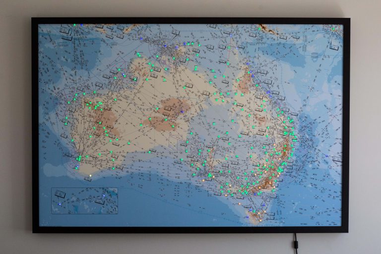 Full Size Australia - METAR Map - 146 x 100cm