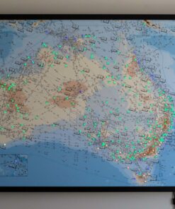 Full Size Australia - METAR Map - 146 x 100cm