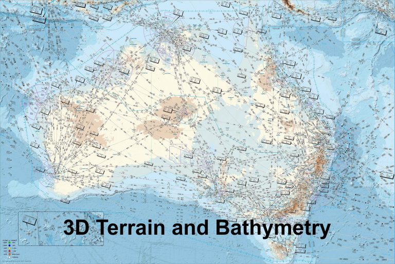 Full Size Australia - METAR Map - 146 x 100cm - Image 4