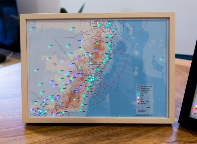 Mini NSW METAR Map