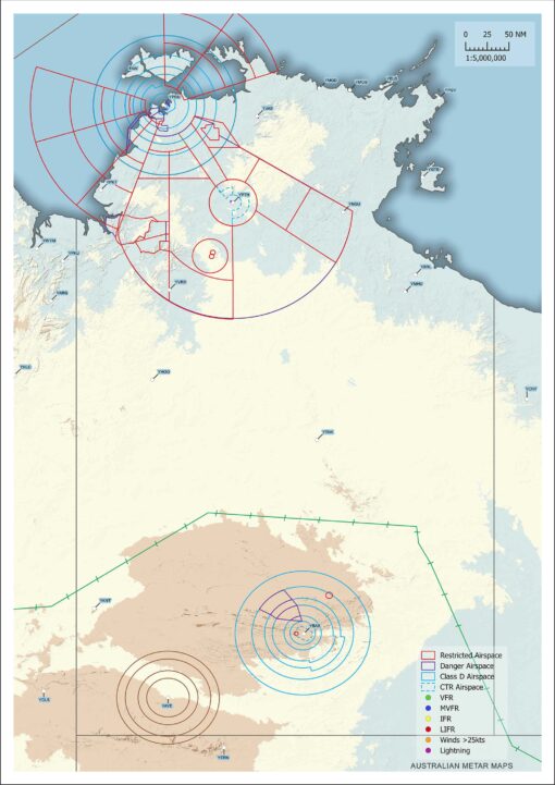 Mini NT METAR Map
