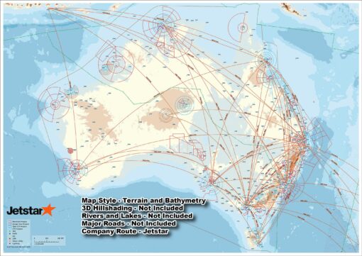 Australia - METAR Map - A2 size - Image 8