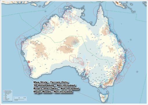 Australia - METAR Map - A2 size - Image 5