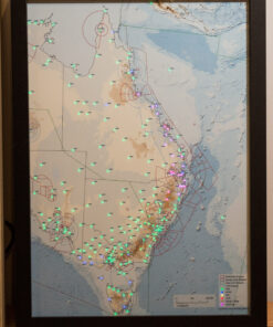 East Coast Australia - METAR Map - A3 size