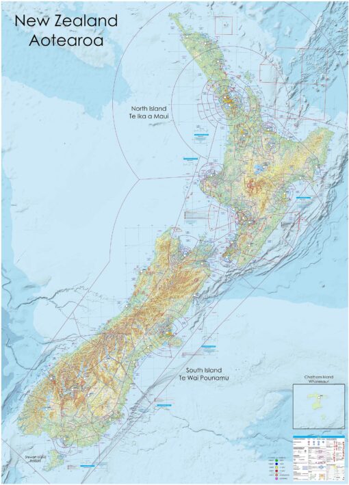 New Zealand - VPC B series - METAR Map