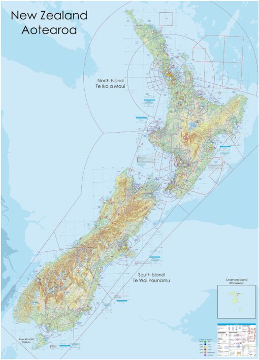 New Zealand - VPC B series - METAR Map - Image 3